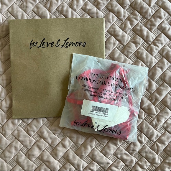 NWT Romantic Roses Underwire Bra - for love and lemons - S - Picture 13 of 14